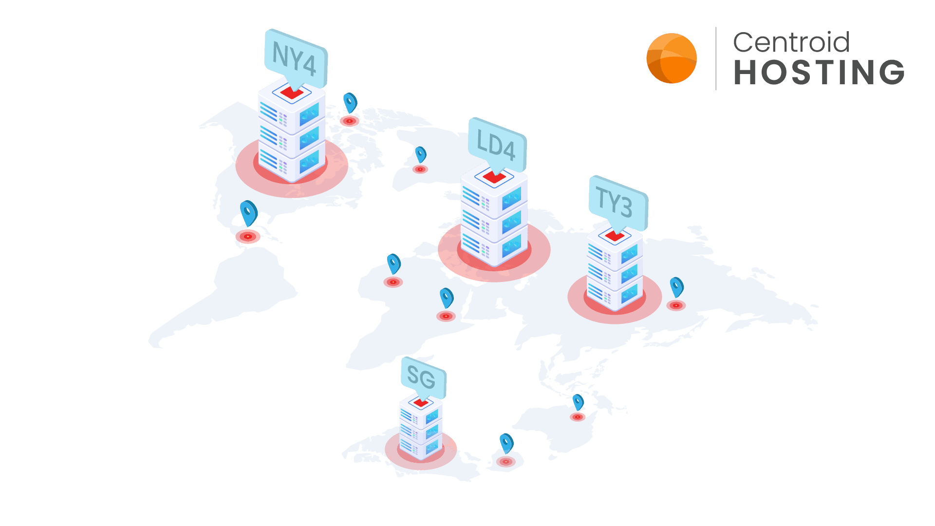 Centroid's key infrastructure locations