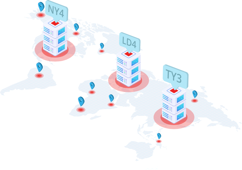 Centroid's Infrastructure is located in leading Equinix Datacenters